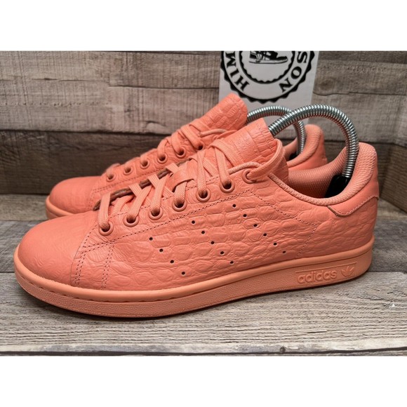 adidas Shoes - Adidas Stan Smith AQ6807 Peach Sun Glow Lace Up Trainer Women Size 8.5 Preowned